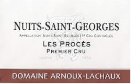(image for) Domaine Robert Arnoux / Arnoux-Lachaux Nuits St. Georges 1er Cru Les Procès NSG 2020 (JM 93) (WAS:$1000++)